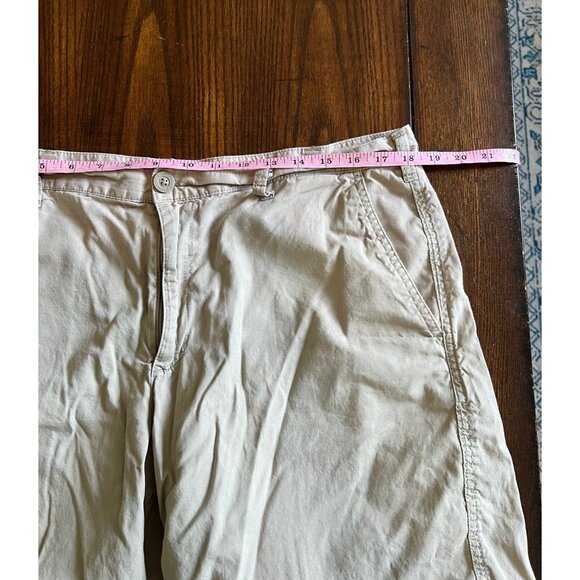 Columbia Tan Flat Front Chino Cotton Shorts 38" Waist 10" Inseam Hiking Outdoor - Picture 7 of 8